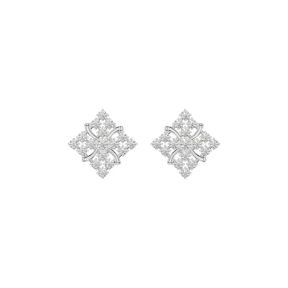 Northern Stars Diamond Stud Earrings 18 KT / White Gold
