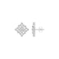 Northern Stars Diamond Stud Earrings 18 KT / White Gold