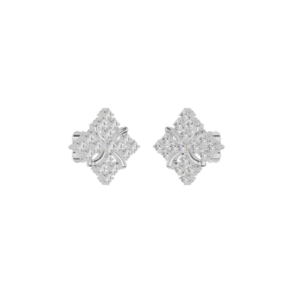 Northern Stars Diamond Stud Earrings 18 KT / White Gold