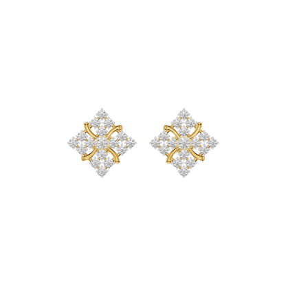 Northern Stars Diamond Stud Earrings 18 KT / Yellow Gold