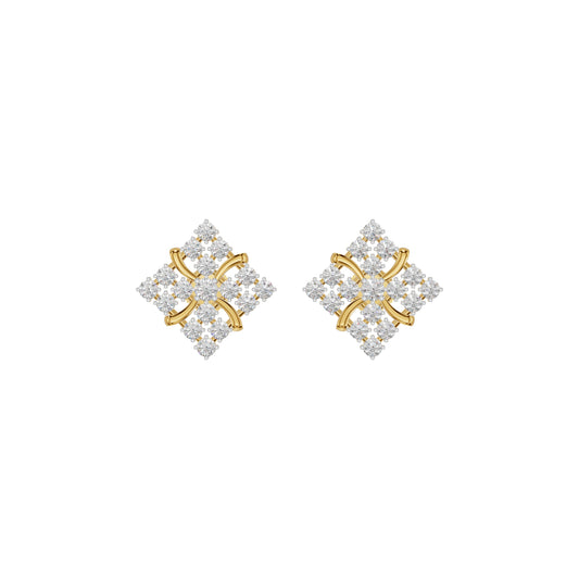 Northern Stars Diamond Stud Earrings 18 KT / Yellow Gold