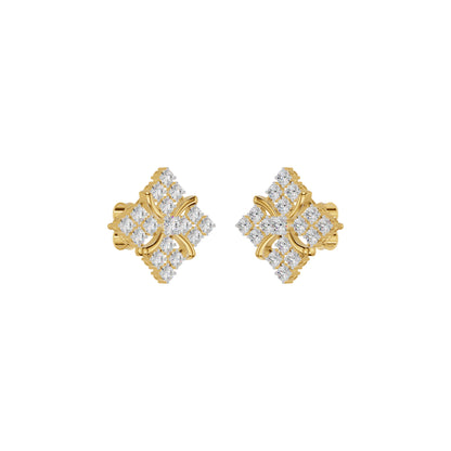 Northern Stars Diamond Stud Earrings 18 KT / Yellow Gold