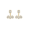 Flora Gleam Diamond Stud Earrings 18 KT / Yellow Gold