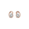 Twinkling Orbs Diamond Stud Earrings 18 KT / Rose Gold