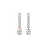 Tiered Diamond Drop Earrings 18 KT / Rose Gold