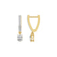 Tiered Diamond Drop Earrings 18 KT / Yellow Gold