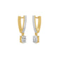 Tiered Diamond Drop Earrings 18 KT / Yellow Gold