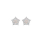 Tiny Stars Diamond Stud Earrings 18 KT / Rose Gold
