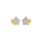 Tiny Stars Diamond Stud Earrings 18 KT / Yellow Gold