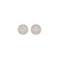 The Queen's Orb Diamond Stud Earrings 18 KT / Rose Gold