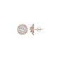 The Queen's Orb Diamond Stud Earrings 18 KT / Rose Gold