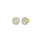 The Queen's Orb Diamond Stud Earrings 18 KT / Yellow Gold