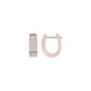Aurelle Diamond Hoops Earrings