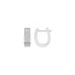 Aurelle Diamond Hoops Earrings