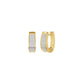 Aurelle Diamond Hoops Earrings