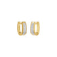 Aurelle Diamond Hoops Earrings