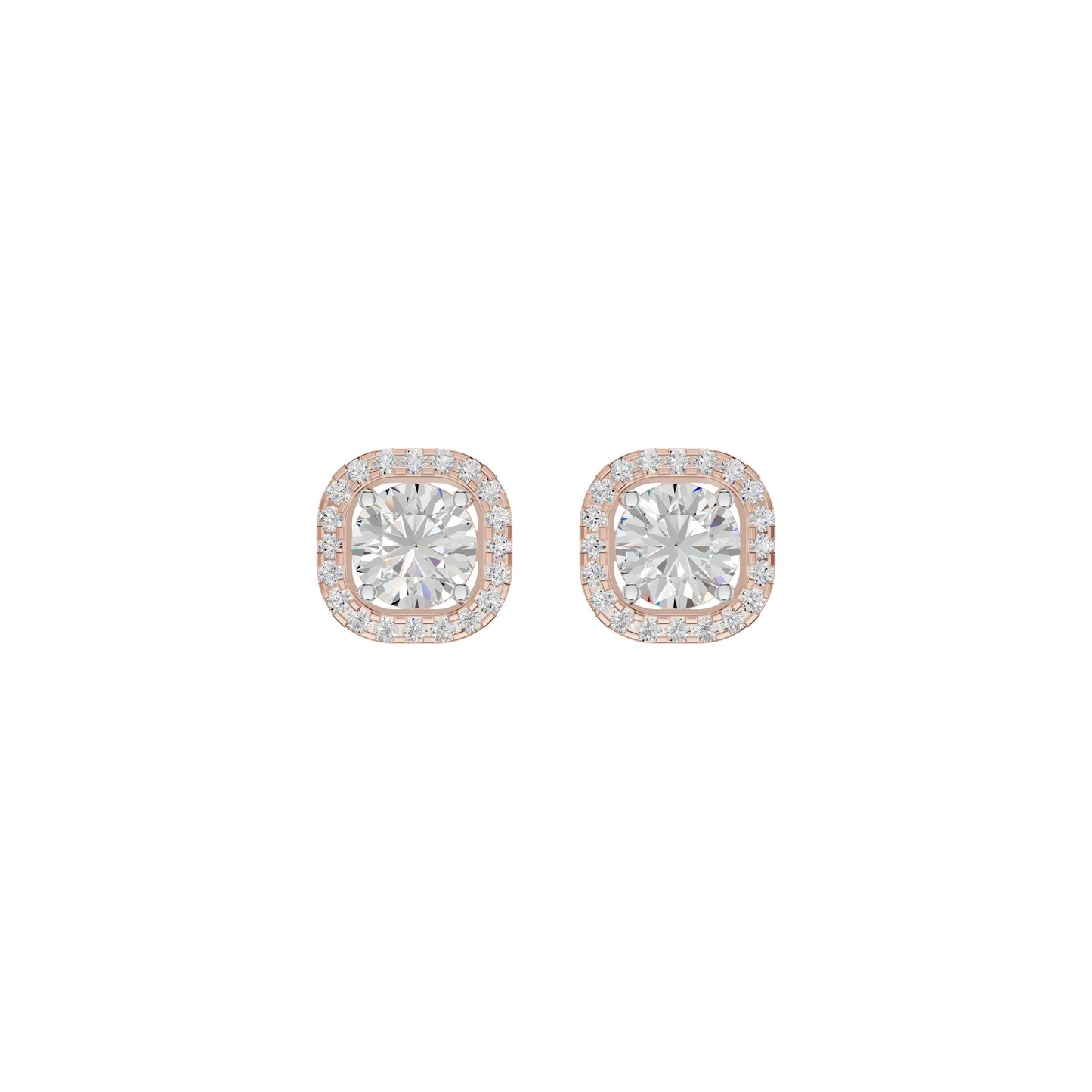 Majestic Mirage Diamond Earrings 18 KT / Rose Gold