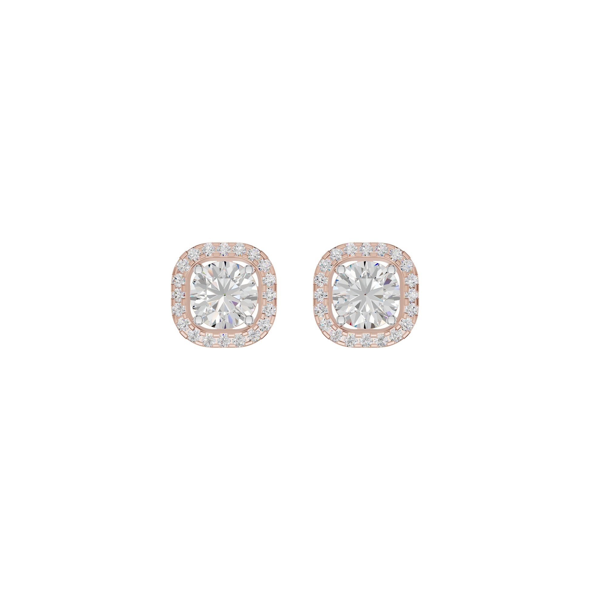 Majestic Mirage Diamond Earrings 18 KT / Rose Gold