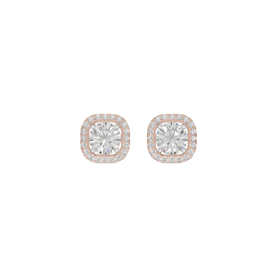 Majestic Mirage Diamond Earrings 18 KT / Rose Gold