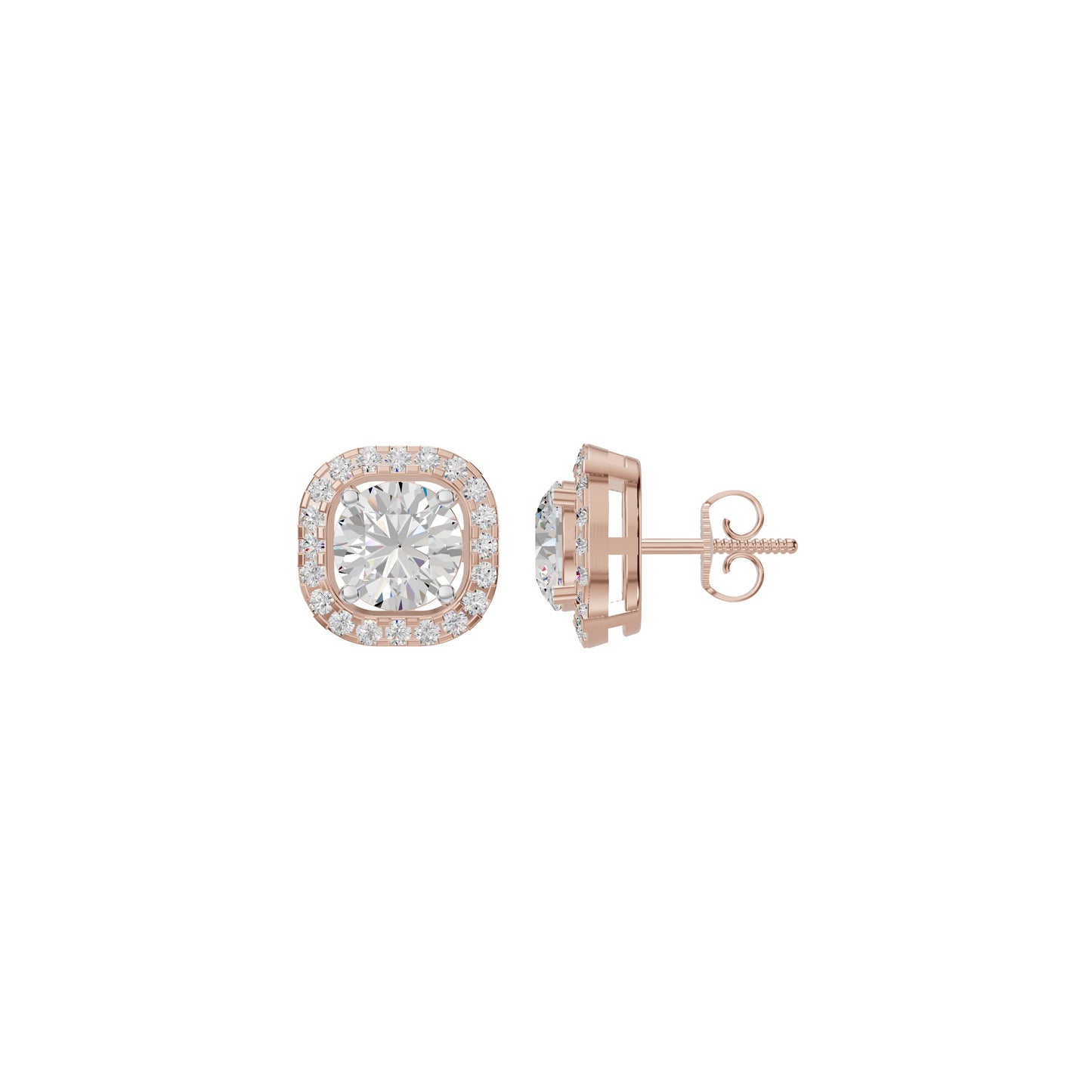 Majestic Mirage Diamond Earrings 18 KT / Rose Gold