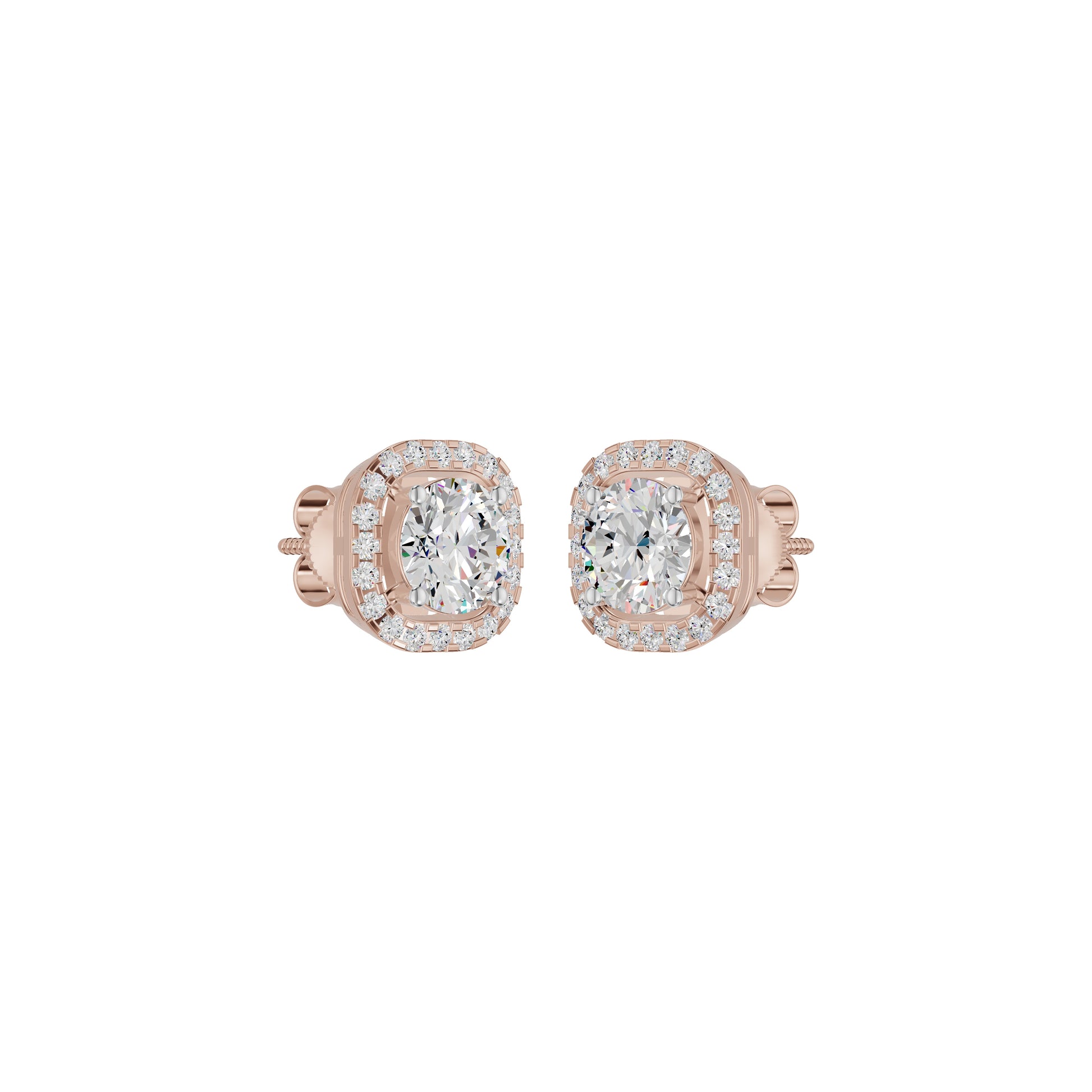 Majestic Mirage Diamond Earrings 18 KT / Rose Gold