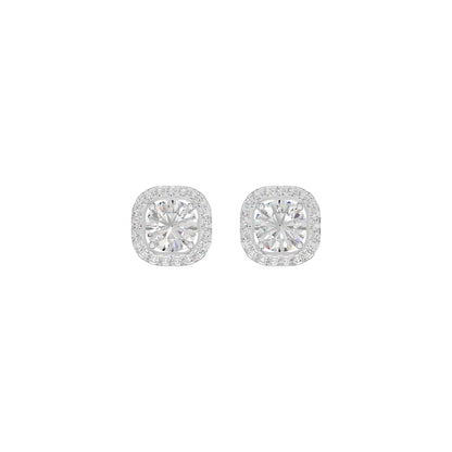 Majestic Mirage Diamond Earrings 18 KT / White Gold