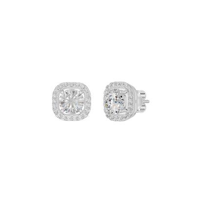 Majestic Mirage Diamond Earrings 18 KT / White Gold