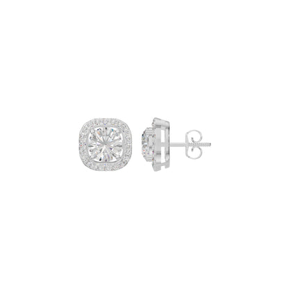Majestic Mirage Diamond Earrings 18 KT / White Gold