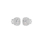 Majestic Mirage Diamond Earrings 18 KT / White Gold