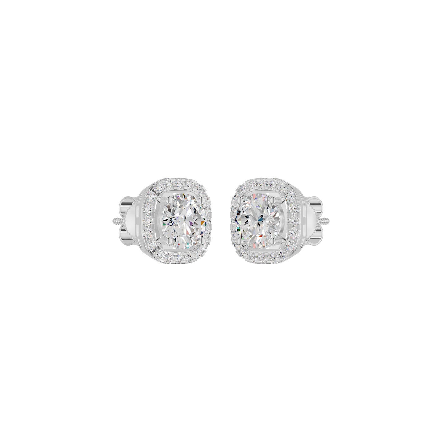 Majestic Mirage Diamond Earrings 18 KT / White Gold
