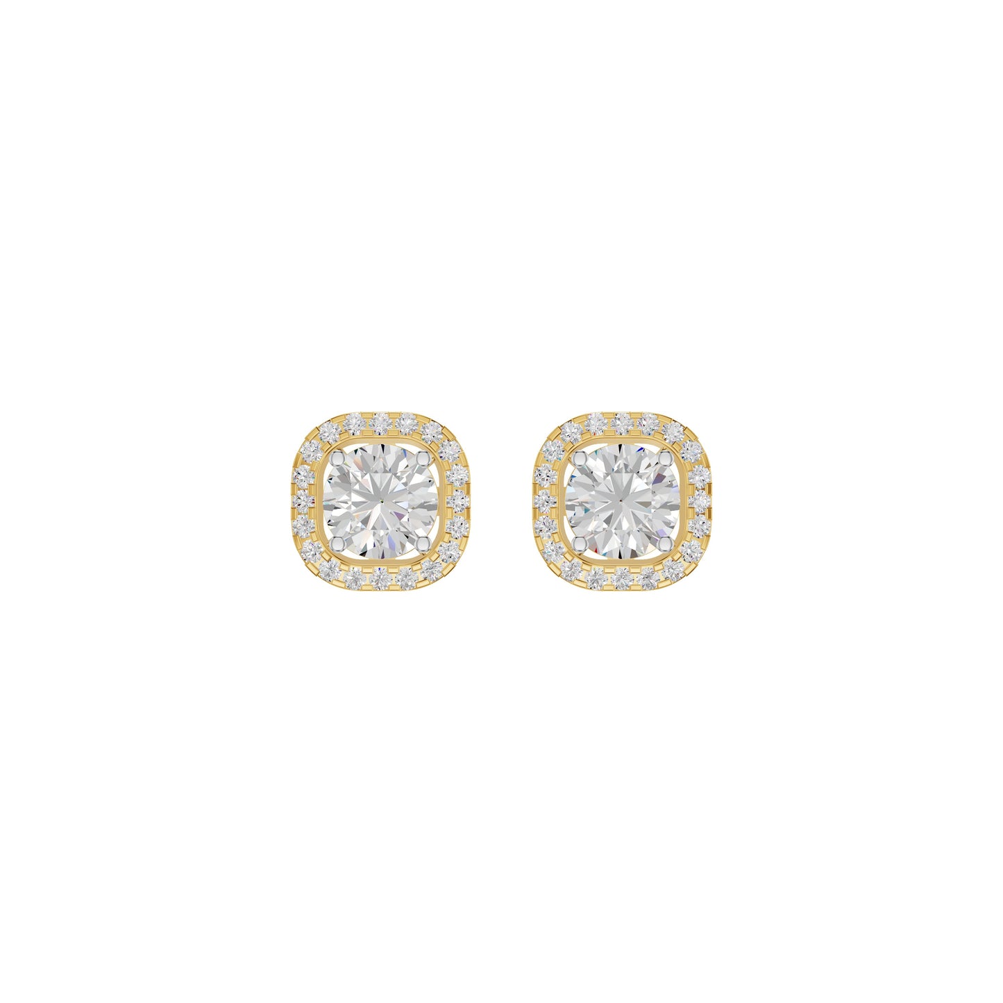 Majestic Mirage Diamond Earrings 18 KT / Yellow Gold