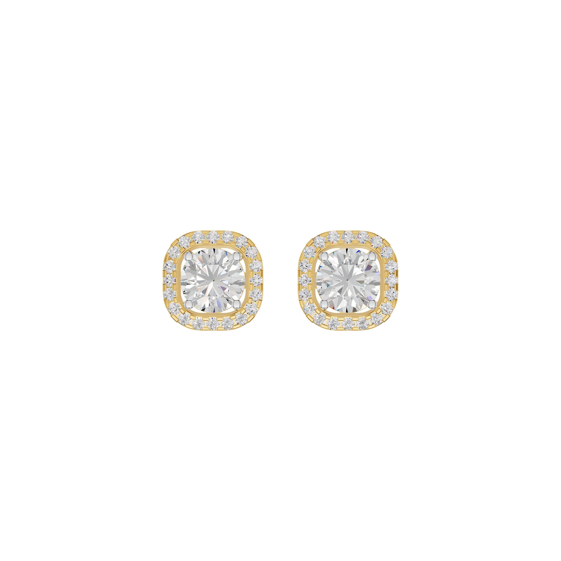 Majestic Mirage Diamond Earrings 18 KT / Yellow Gold