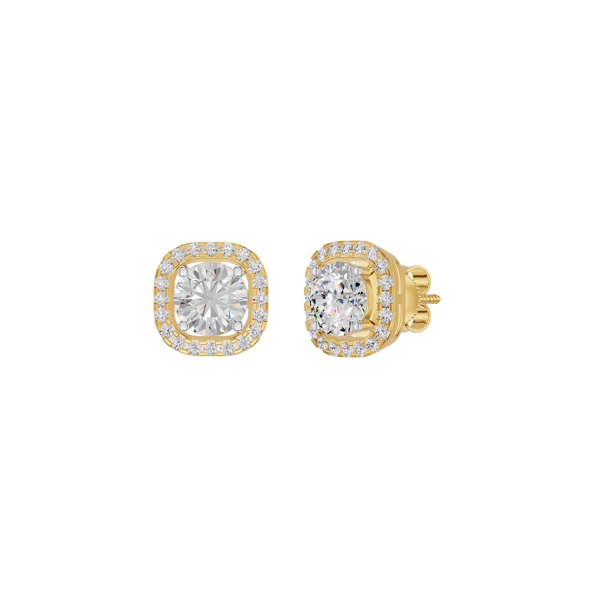 Majestic Mirage Diamond Earrings 18 KT / Yellow Gold