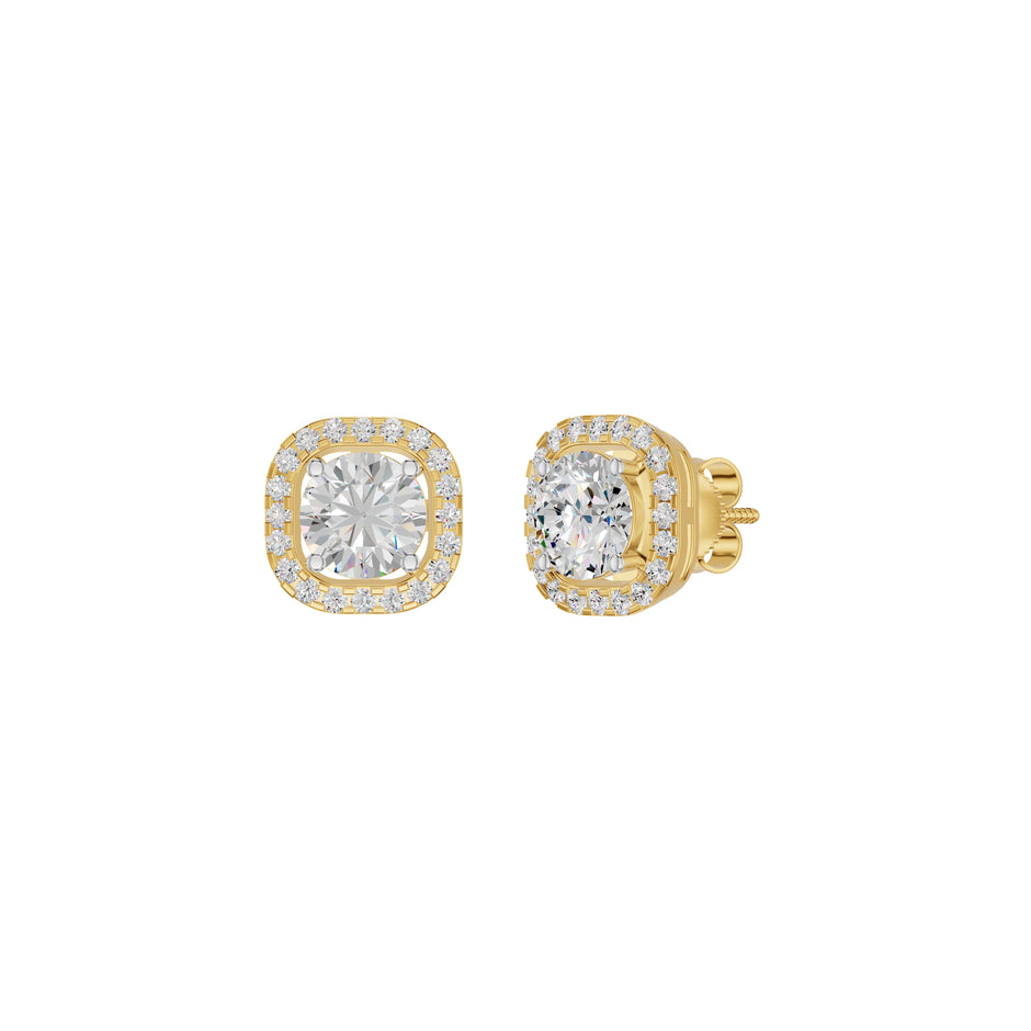 Majestic Mirage Diamond Earrings 18 KT / Yellow Gold
