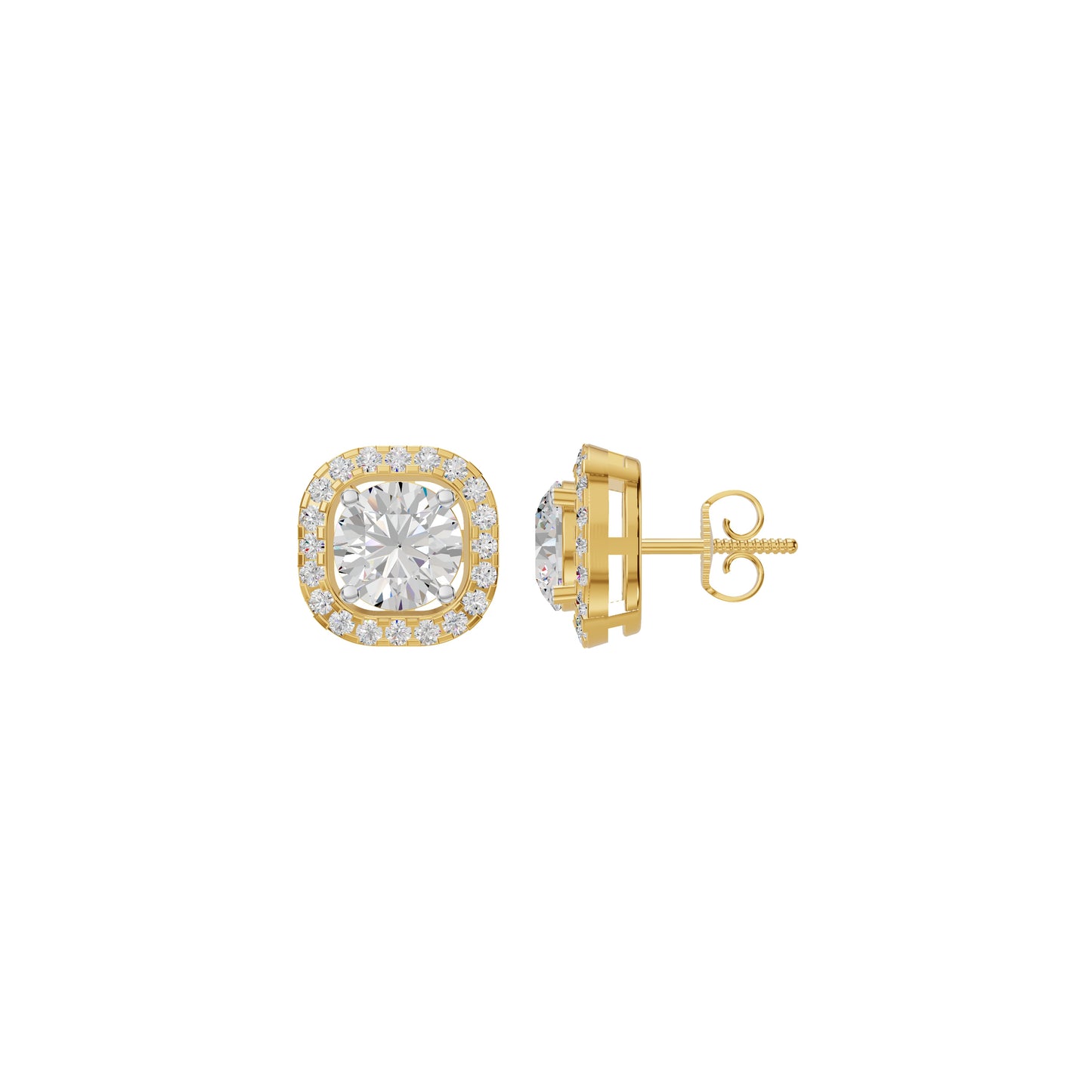 Majestic Mirage Diamond Earrings 18 KT / Yellow Gold
