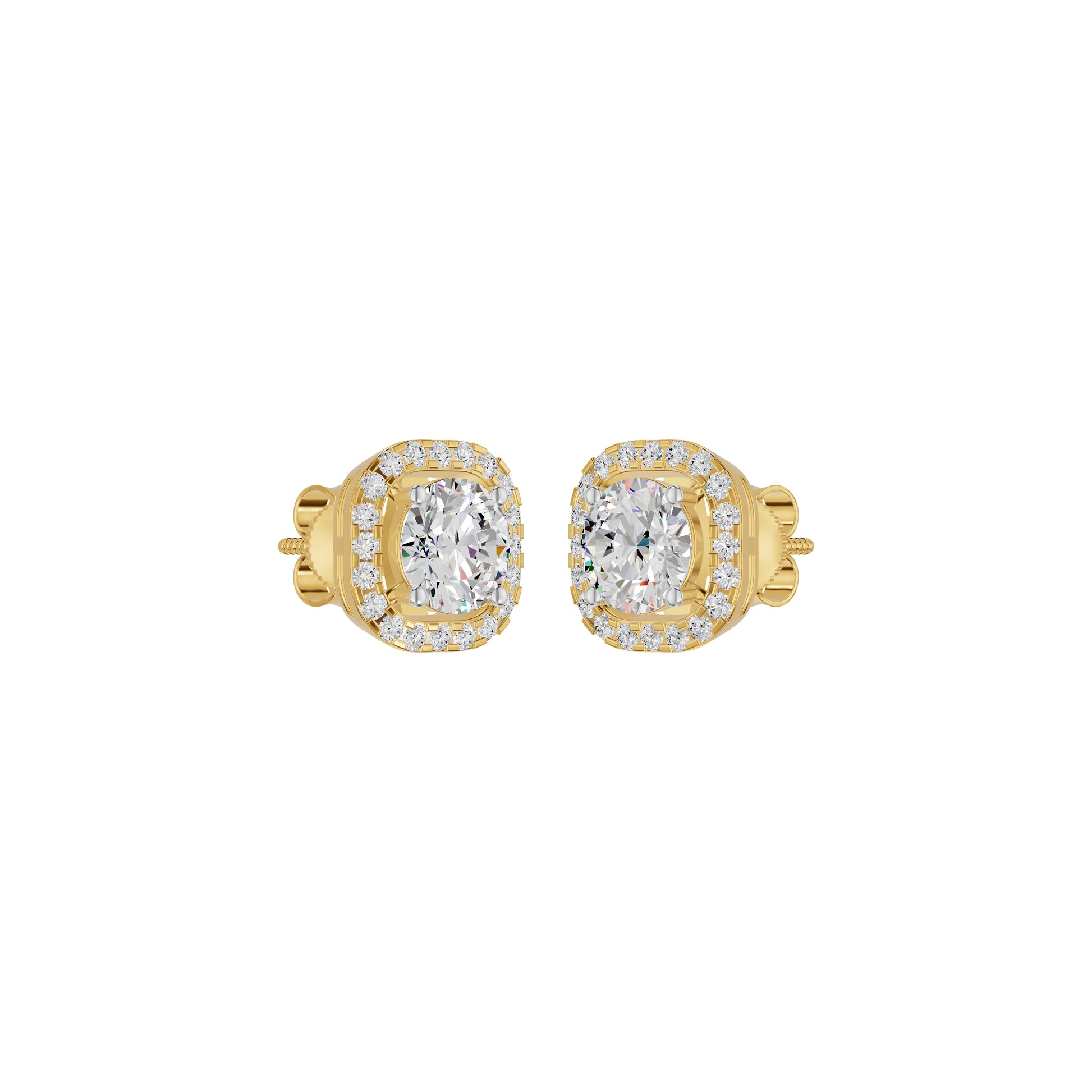 Majestic Mirage Diamond Earrings 18 KT / Yellow Gold