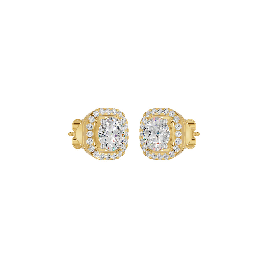 Majestic Mirage Diamond Earrings 18 KT / Yellow Gold