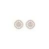 Sun Rays Diamond Earrings 18 KT / Rose Gold