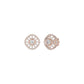 Sun Rays Diamond Earrings 18 KT / Rose Gold