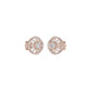 Sun Rays Diamond Earrings 18 KT / Rose Gold