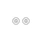 Sun Rays Diamond Earrings 18 KT / White Gold