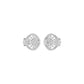 Sun Rays Diamond Earrings 18 KT / White Gold