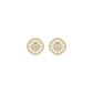 Sun Rays Diamond Earrings 18 KT / Yellow Gold
