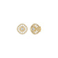 Sun Rays Diamond Earrings 18 KT / Yellow Gold