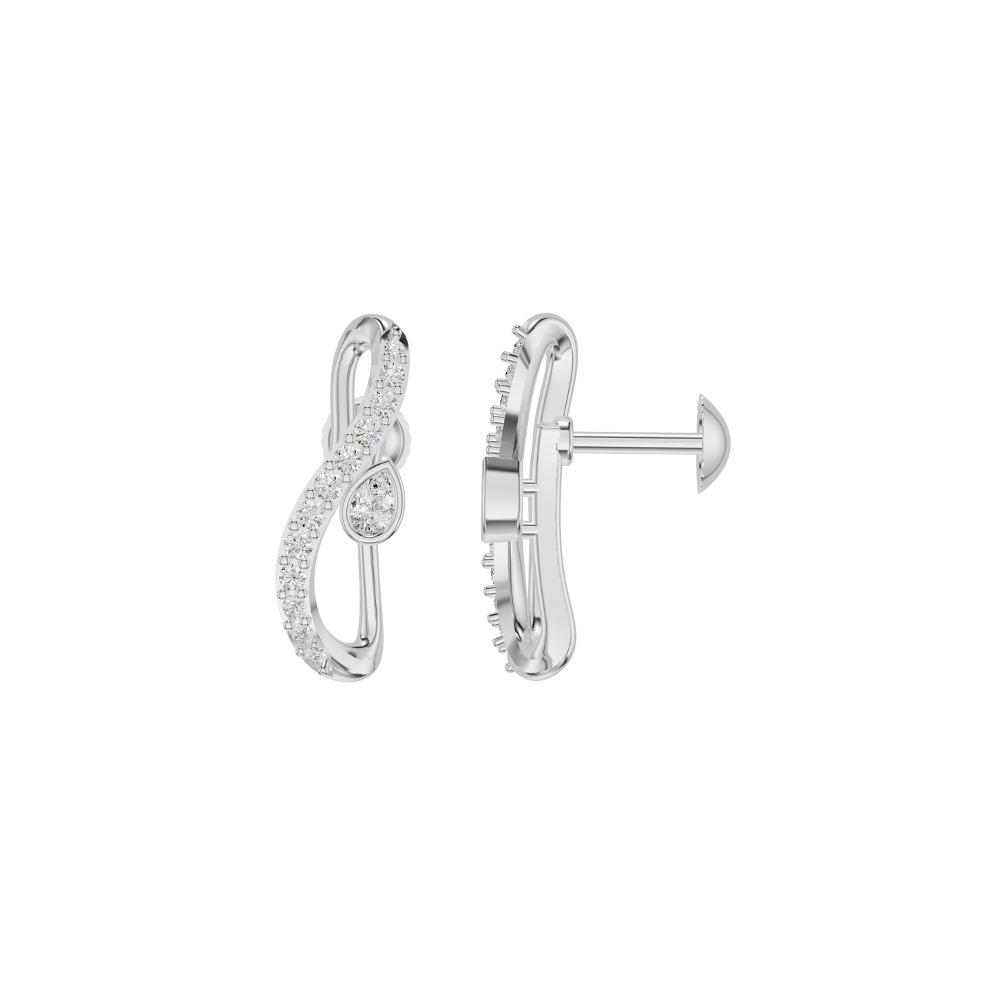 DER001403 18 KT / White Gold