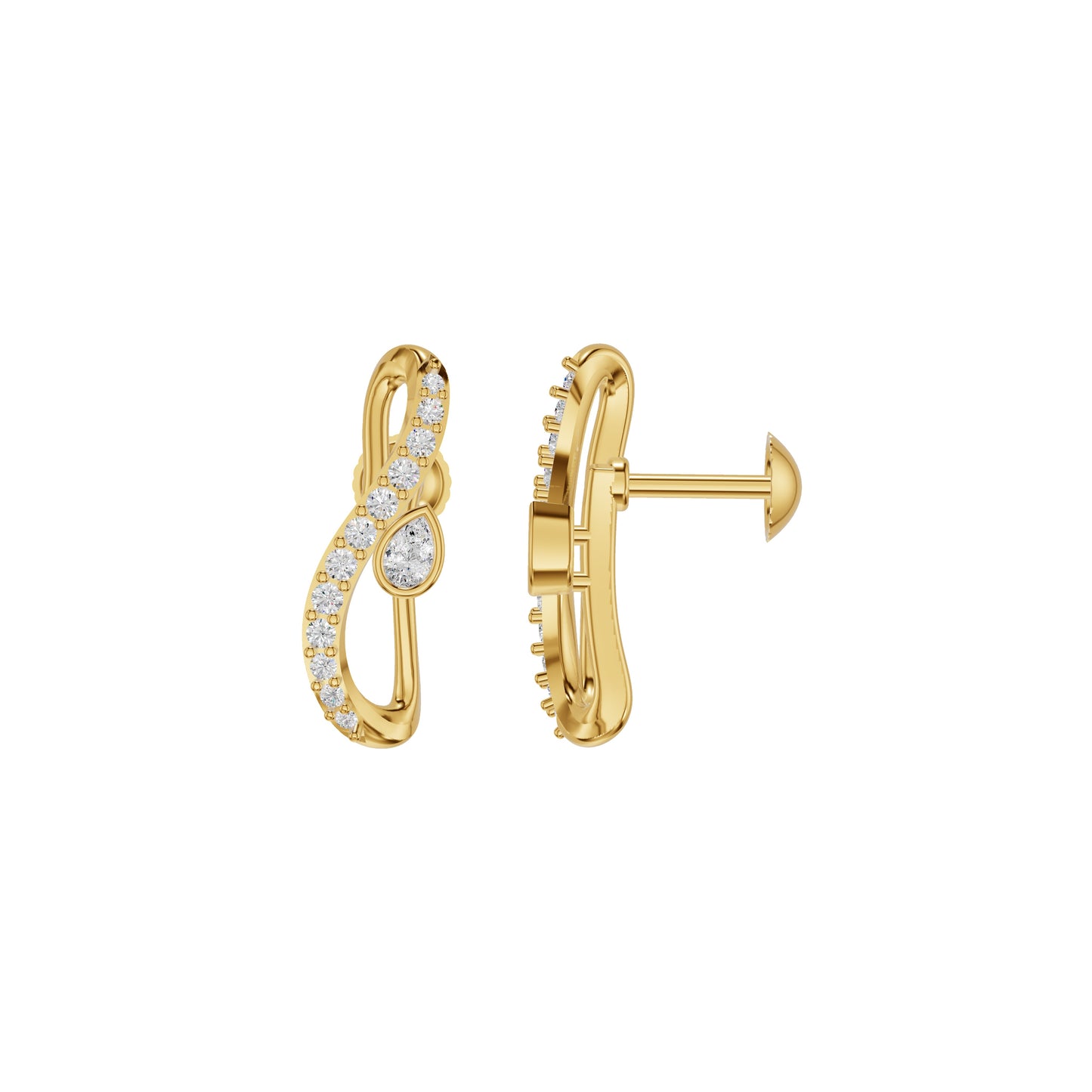 DER001403 18 KT / Yellow Gold