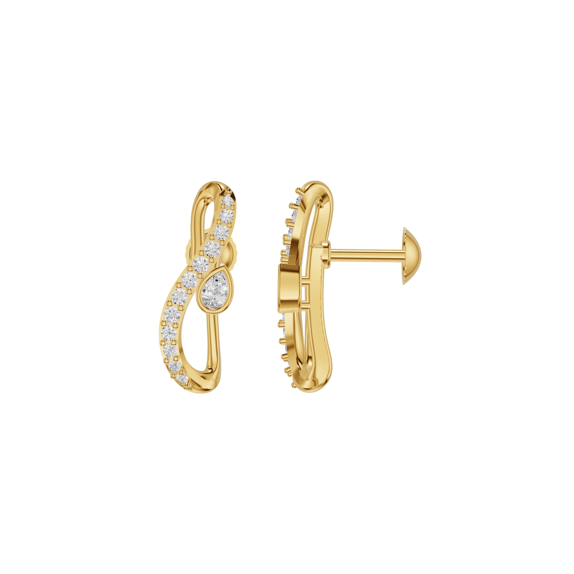 DER001403 18 KT / Yellow Gold