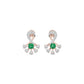 Sparkle Botanics Diamond Earrings 18 KT / Rose Gold