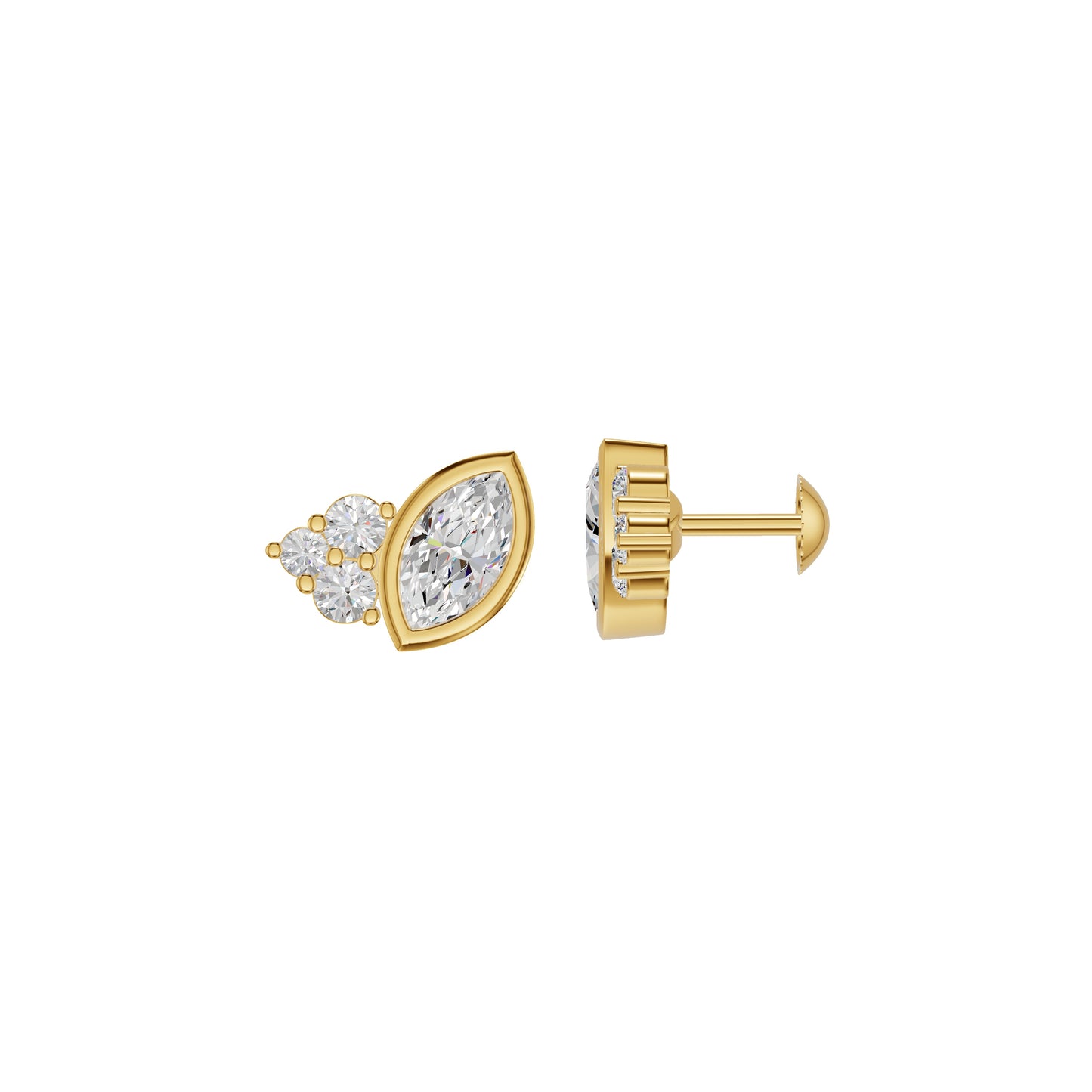 DER001406 18 KT / Yellow Gold