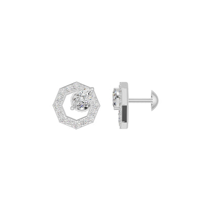 DER001409 18 KT / White Gold